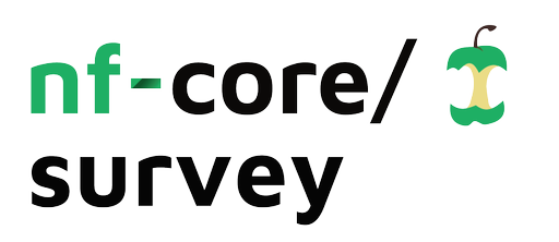 nf-core survey 2025 logo